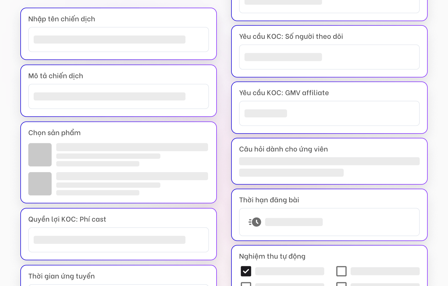 Tạo chiến dịch